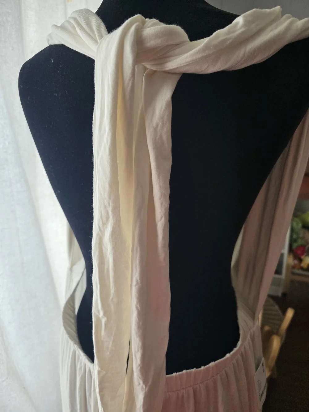 Free People White Backless Halter Maxi Dress - Picture 4 of 9